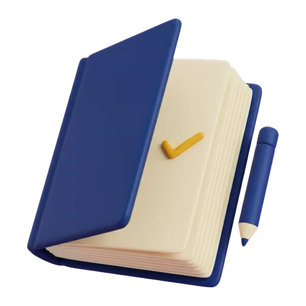 Revision tile: a clipboard and pencil on a blue background